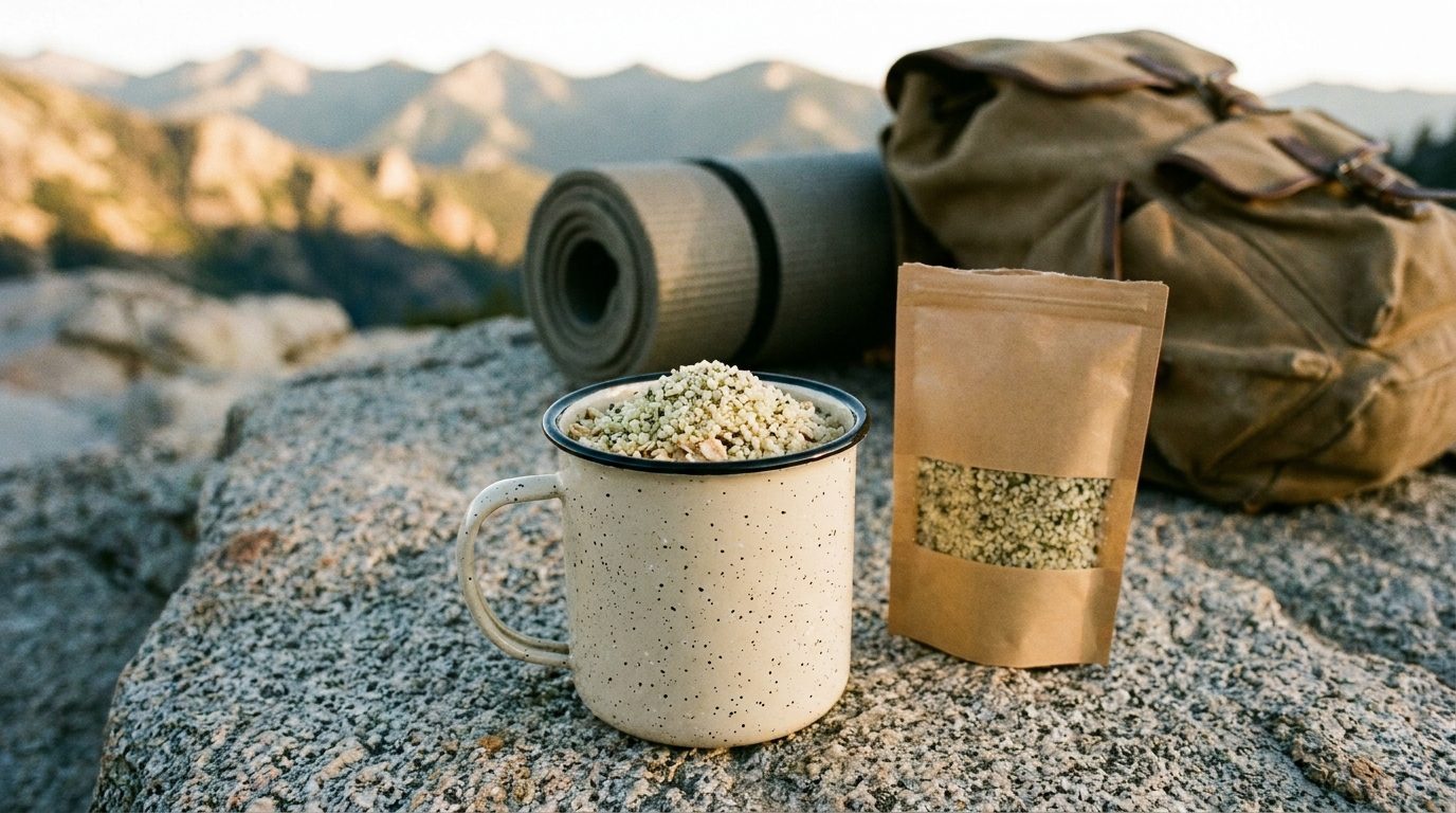 Hemp Hearts on the Trail: Backpacking and Camping Food